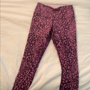 High-waisted semi mesh legging